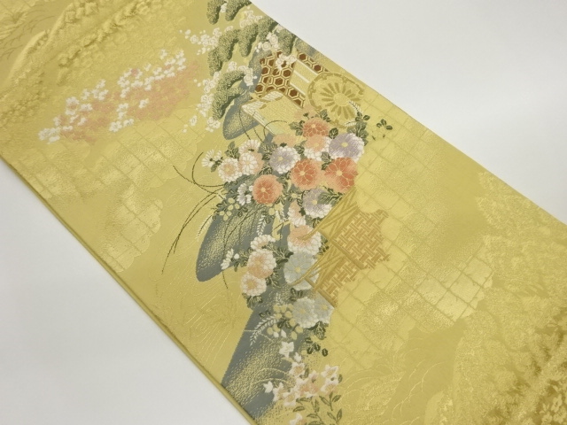 JAPANESE FUKURO OBI / WOVEN PINE